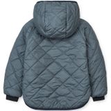 Liewood - Jackson - Gewatteerde Winterjas - Blauw/Wit - Waterafstotend