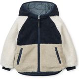 Liewood - Jackson - Gewatteerde Winterjas - Blauw/Wit - Waterafstotend