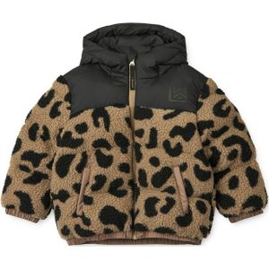 Liewood - Niko - Gewatteerde Jas - Donkerbeige / Donkergroen / Zwart