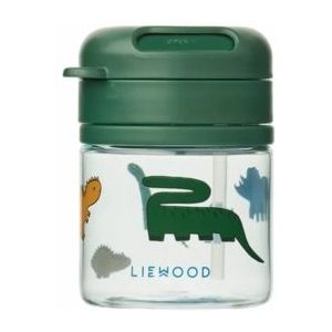 Drinkbeker Liewood Kids Pavia Tritan Straw Cup Dinosaurs Mist 280 ML