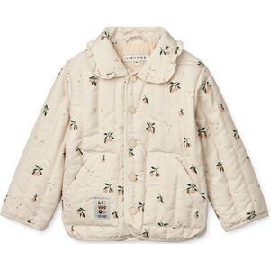 Gewatteerde Jas - Meisjes - Lichtgrijs - 100% Polyester