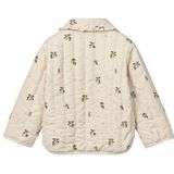 Gewatteerde Jas - Meisjes - Lichtgrijs - 100% Polyester