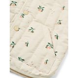 Gewatteerde Jas - Meisjes - Lichtgrijs - 100% Polyester