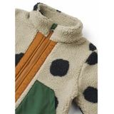 Liewood Fleece Jas - Noam - Spot Dots/Mist - Liewood - 1½ jaar (86) - Fleece Jassen