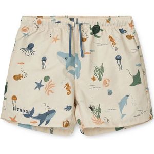 Liewood - Aiden Board Shorts - Blauw - 100% Gerecycled Nylon