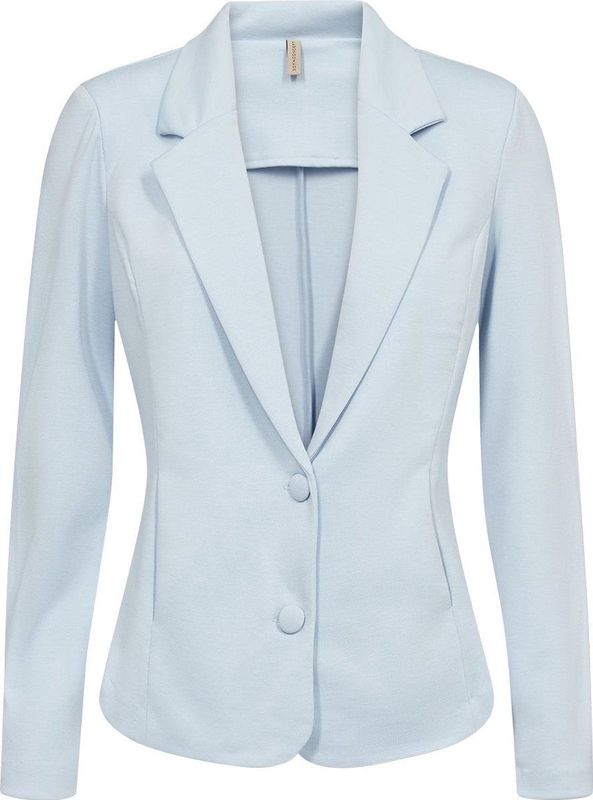 Soyaconcept, Dames, Jassen, Blauw, Maat: S Leer,