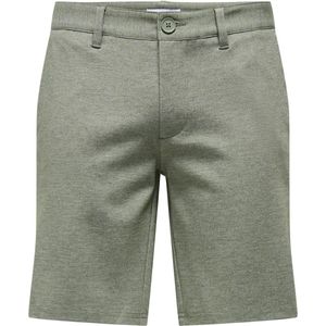 Only & Sons Broek Onsmark 0209 Melange Shorts Noos 22028247 Olive Night Mannen