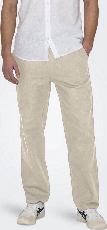 Only&sons - Onssinus Loose 0007 Cot Lin Pant Noos - Heren - Broeken