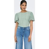 T-shirt - Lichtgroen - 99% Polyester - 1% Elastaan