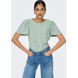 T-shirt - Lichtgroen - 99% Polyester - 1% Elastaan