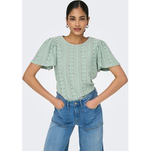 T-shirt - Lichtgroen - 99% Polyester - 1% Elastaan