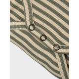 Romper - Lange Mouwen - Jersey - Knoop- en Drukknoopsluiting