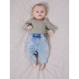 Romper - Lange Mouwen - Jersey - Knoop- en Drukknoopsluiting