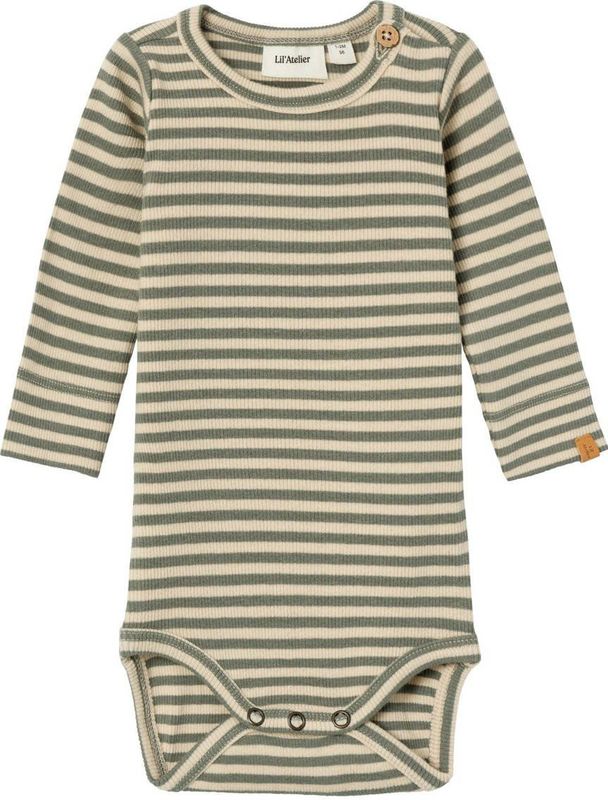 Romper - Lange Mouwen - Jersey - Knoop- en Drukknoopsluiting