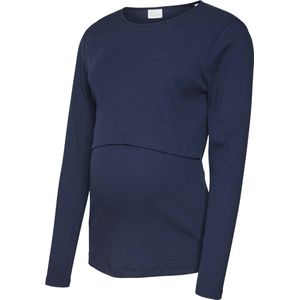 Blouse - U-Hals - Lange Mouwen - Regular Fit - Voedingsfunctie