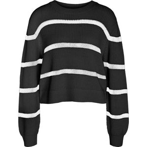 Noisy may Strickpullover »NMMAYSA L/S STRIPE O-NECK KNIT NOOS«