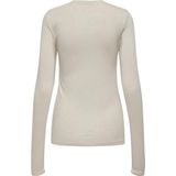 Jacqueline de Yong T-shirt Jdysuma Woolblend L s Oneck Top Jrs 15311144 Whitecap Grey Dames