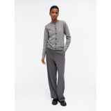 OBJECT Gemêleerd Gebreid Vest OBJTHESS Grijs