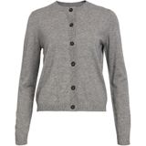 OBJECT Gemêleerd Gebreid Vest OBJTHESS Grijs