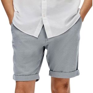 SELETED HOMME Slhslim-Luton Flex Shorts Noos, Bering Sea/Detail:w. Pure Cashmere, L