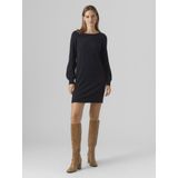 Vmlefile - Korte Jurk - Gebreide Jurk - Knielengte - Lange Mouwen - Regular Fit