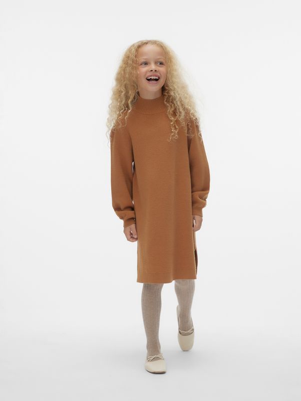 VERO MODA - Gebreide Pullover - Hoge Hals - Lange Mouwen - Lang