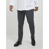 Chino Broek - Plus Size - Slim Fit - Zwart - 50% Gerecycled Polyester