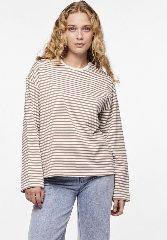 Pieces - Pcsadie Ls Top Jrs Noos - Dames - t-Shirts