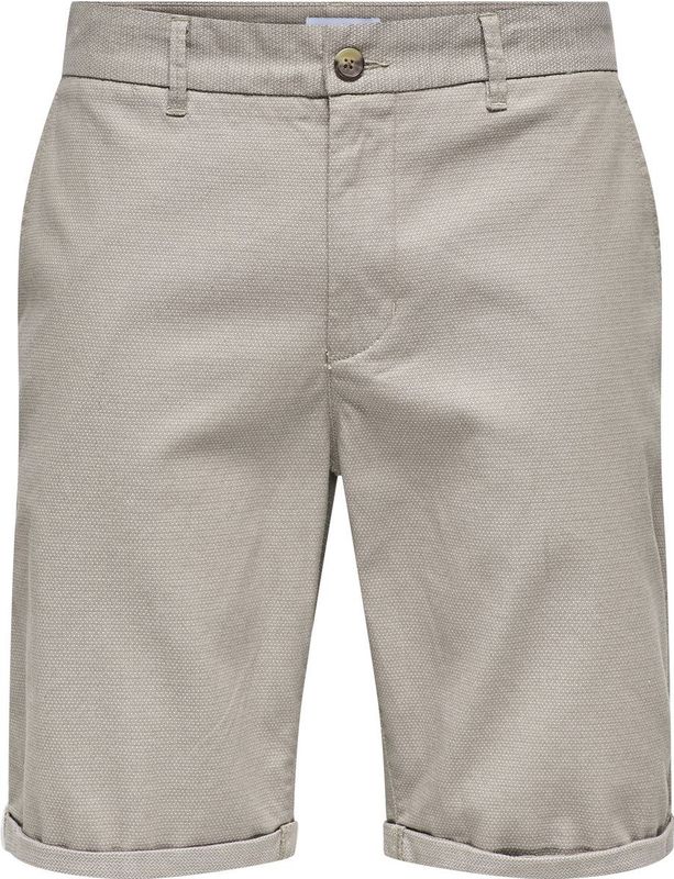 Only & Sons - Chino 'Peter Dobby' - Lichtgrijs - Regular Fit