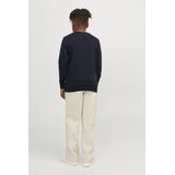 Jack and Jones Junior - Basic Trui - Blauw - Geborstelde Stof