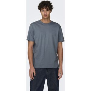 ONLY & SONS Rundhalsshirt "ONSMAX LIFE REG SS STITCH TEE"