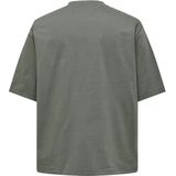 Only Sons T-shirt Onsmillenium Ovz Ss Tee Noos 22027787 Silver Lining Mannen