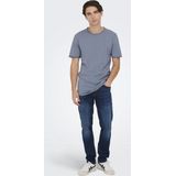 ONLY & SONS Rundhalsshirt »ONSBENNE LONGY SS TEE NF 7822 NOOS«