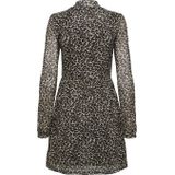 Only - Mini-jurk - Pumice Stone - Lange Mouwen - Regular Fit