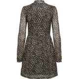 Only - Mini-jurk - Pumice Stone - Lange Mouwen - Regular Fit