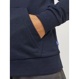 JACK&JONES JUNIOR Sweat Zip Hood - Navy Blazer
