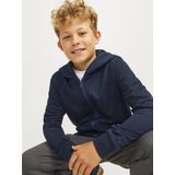 JACK&JONES JUNIOR Sweat Zip Hood - Navy Blazer