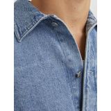 Jack & Jones - JORSANTORINI - Denim Overshirt - Blauw - Lange Mouwen