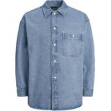 Jack & Jones - JORSANTORINI - Denim Overshirt - Blauw - Lange Mouwen