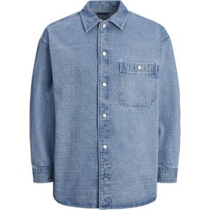 Jack & Jones - JORSANTORINI - Denim Overshirt - Blauw - Lange Mouwen