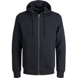 Plus - Zip Hoodie - Groen - 61% Polyester, 39% Katoen
