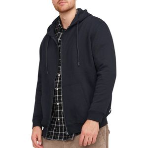 Plus - Zip Hoodie - Groen - 61% Polyester, 39% Katoen