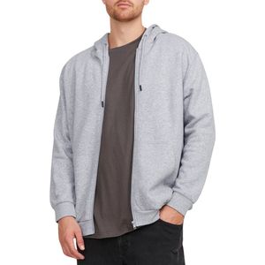 Plus - Zip Hoodie - Groen - 61% Polyester 39% Katoen