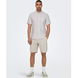 Only & Sons - Korte Broek - Gestreept - Geweven Stof - Elastische Tailleband