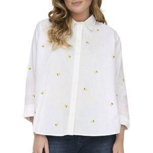 Only New Lina Grace LS Emb Blouse Dames