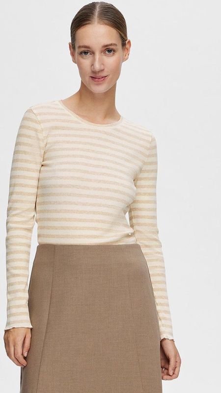 Selected - Anna - T-shirt - Lange Mouwen