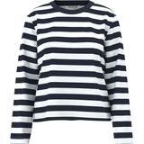 Selected - Essential Boxy T-shirt - Lange Mouwen - Zwart - Katoen