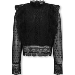 KIDS ONLY GIRL Top met Kant Zwart