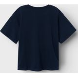 Name it t-shirt meisjes - blauw - NKFnarina2 128