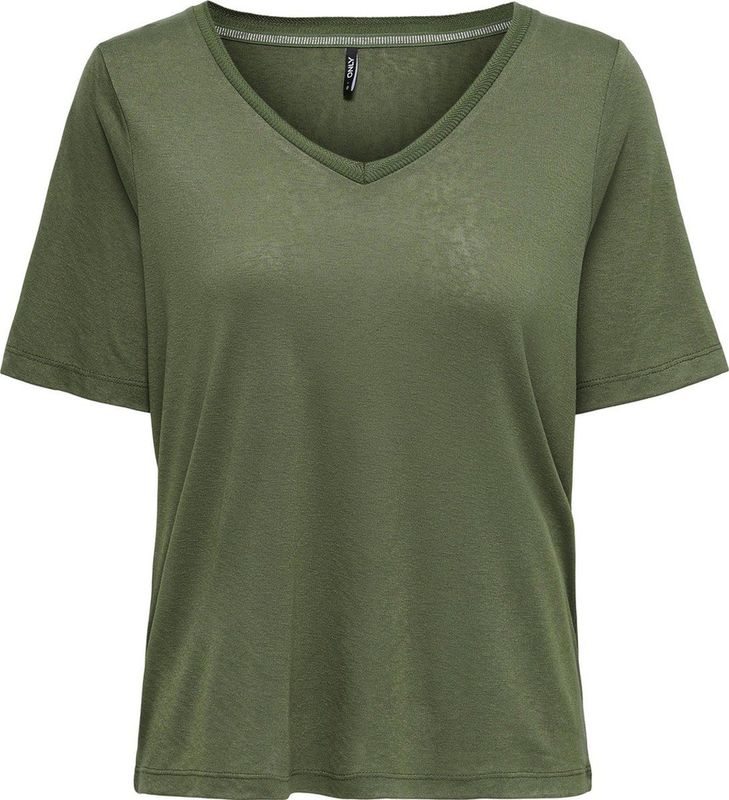 Only - ONLSUNNY S/S PULLOVER - Trui - Kalamata - Korte Mouwen